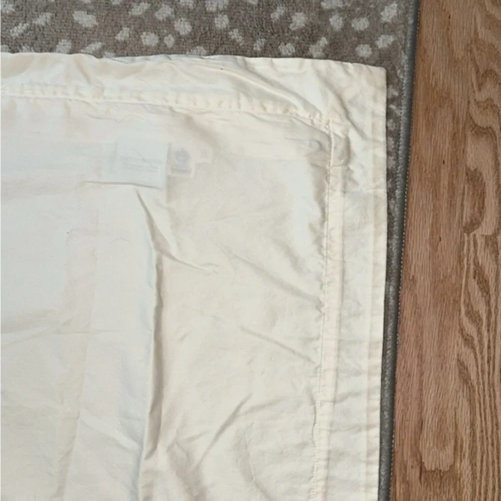 2 x Boll & Branch Signature Soft Natural Organic Cotton King Shams Pillow Covers